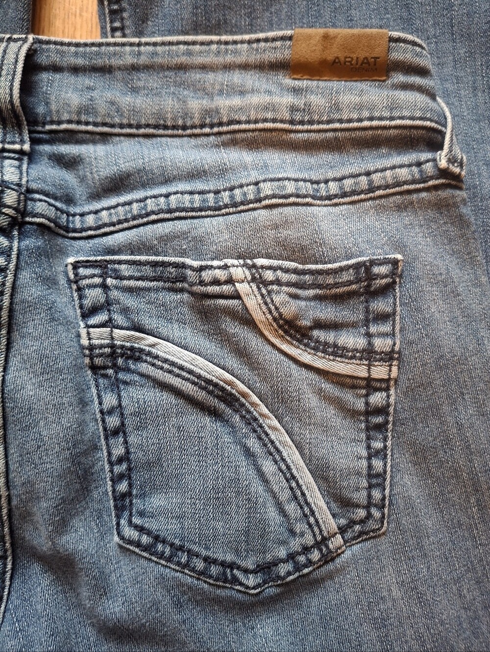 Ariat Women's Denim Trouser Jeans - Low Rise - Picture 5 of 8
